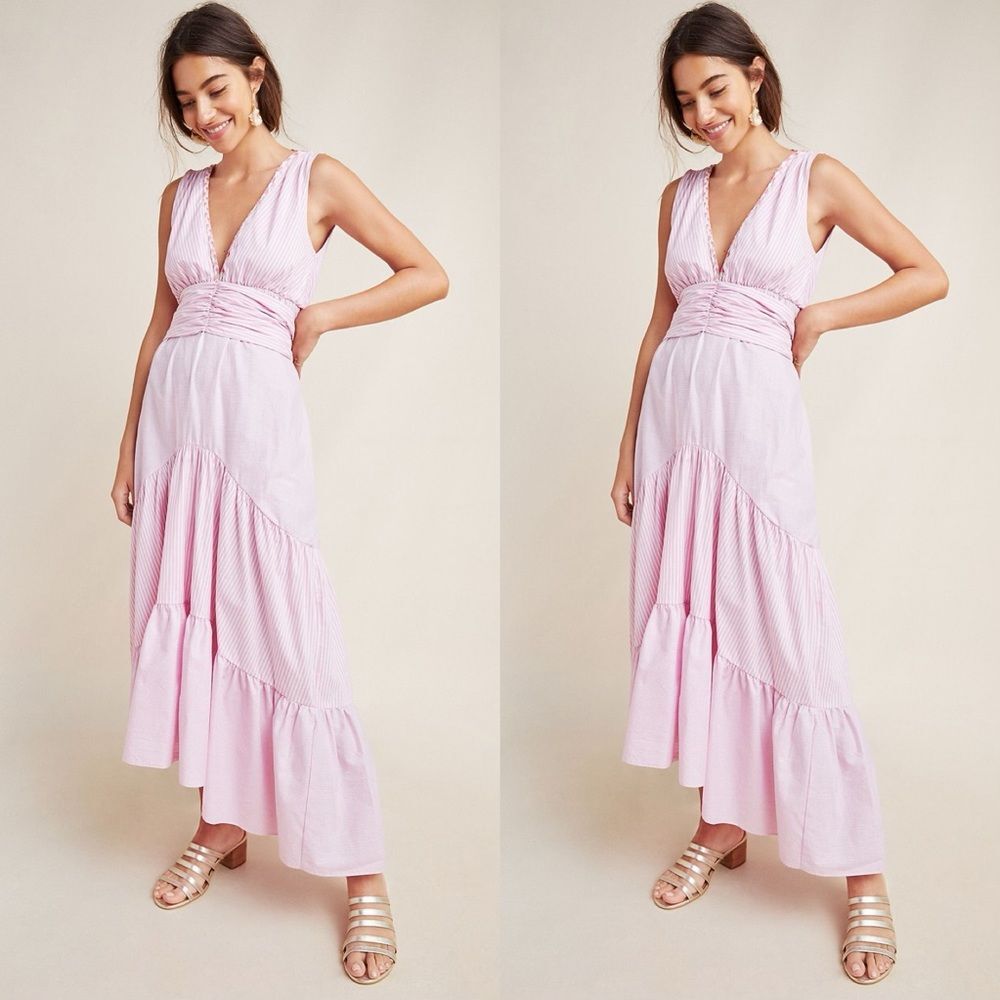 Anthropologie Kensie Tiered Maxi Dress x MISA